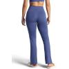 Gaiam Women’s Yoga Pant, Slim Fit, Stretch Midweight Material, Moisture-Wicking(Blue Indigo)