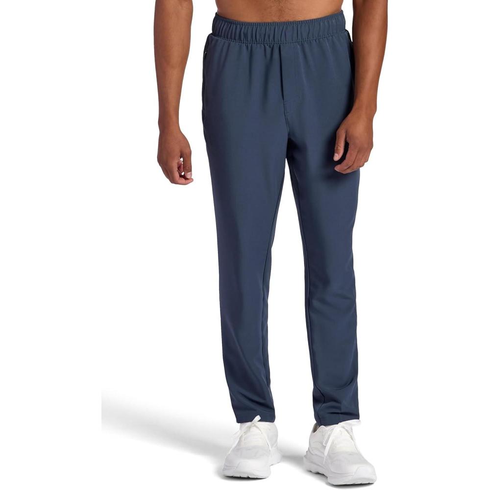 imageGaiam Mens Lunge Pant 20 Relaxed Fit 30 Inseam Stretch Lightweight Material MoistureWickingCool Grey