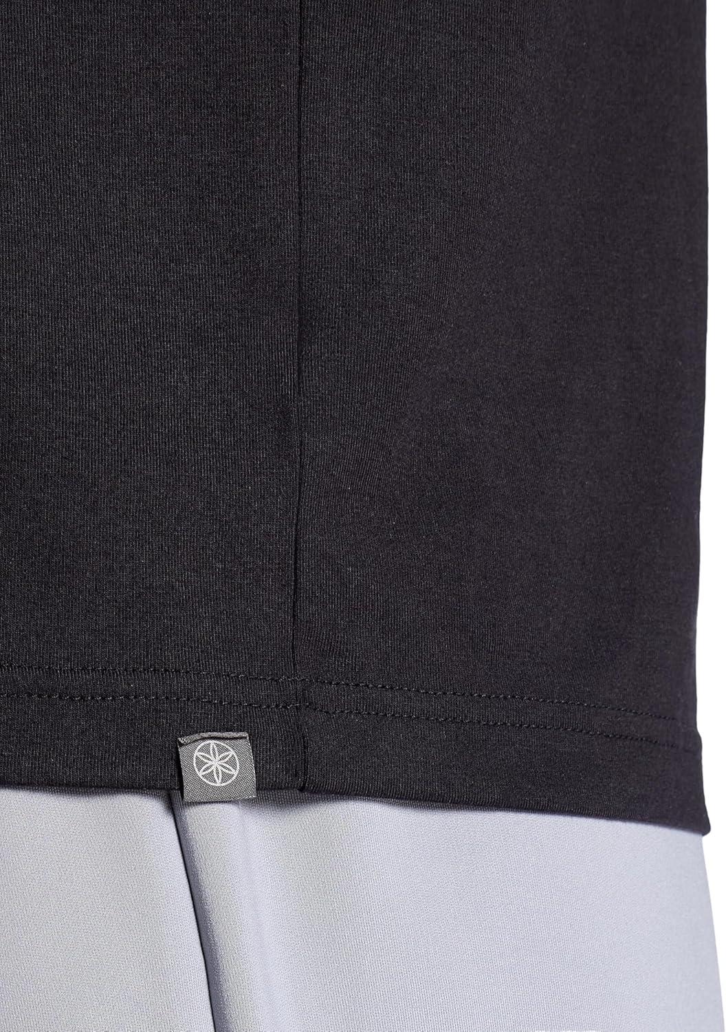 imageGaiam Mens Stretch Tech TShirt Standard Fit Stretch Midweight Performance MaterialBlack