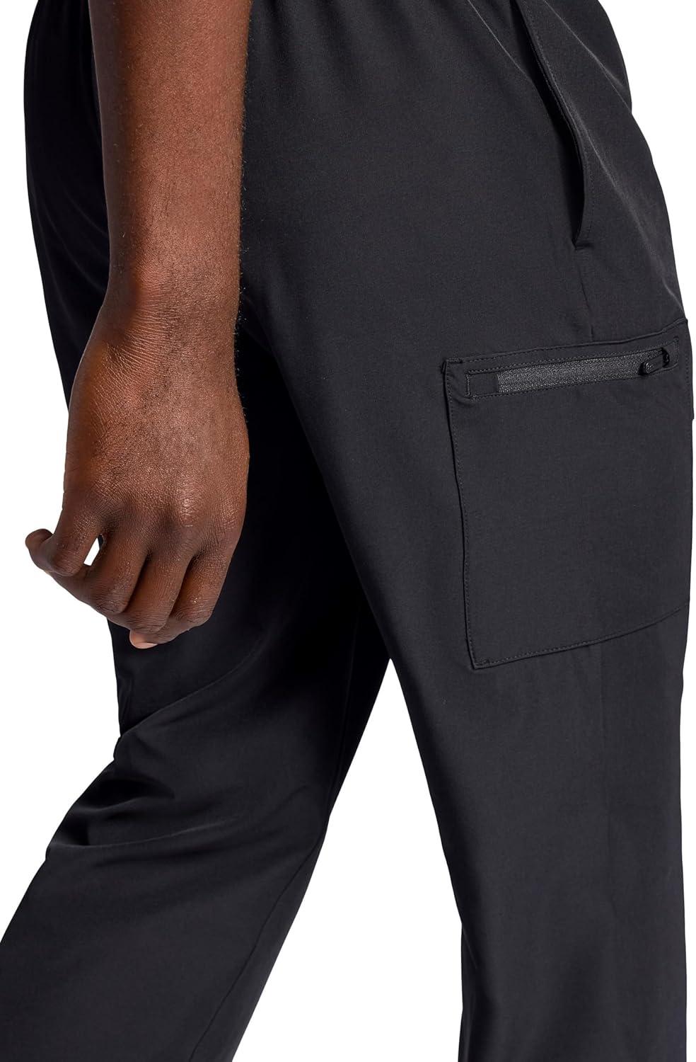 imageGaiam Mens Voyager Cargo Pant Standard Fit 31 Inseam Stretch Lightweight Material MoistureWickingBlack