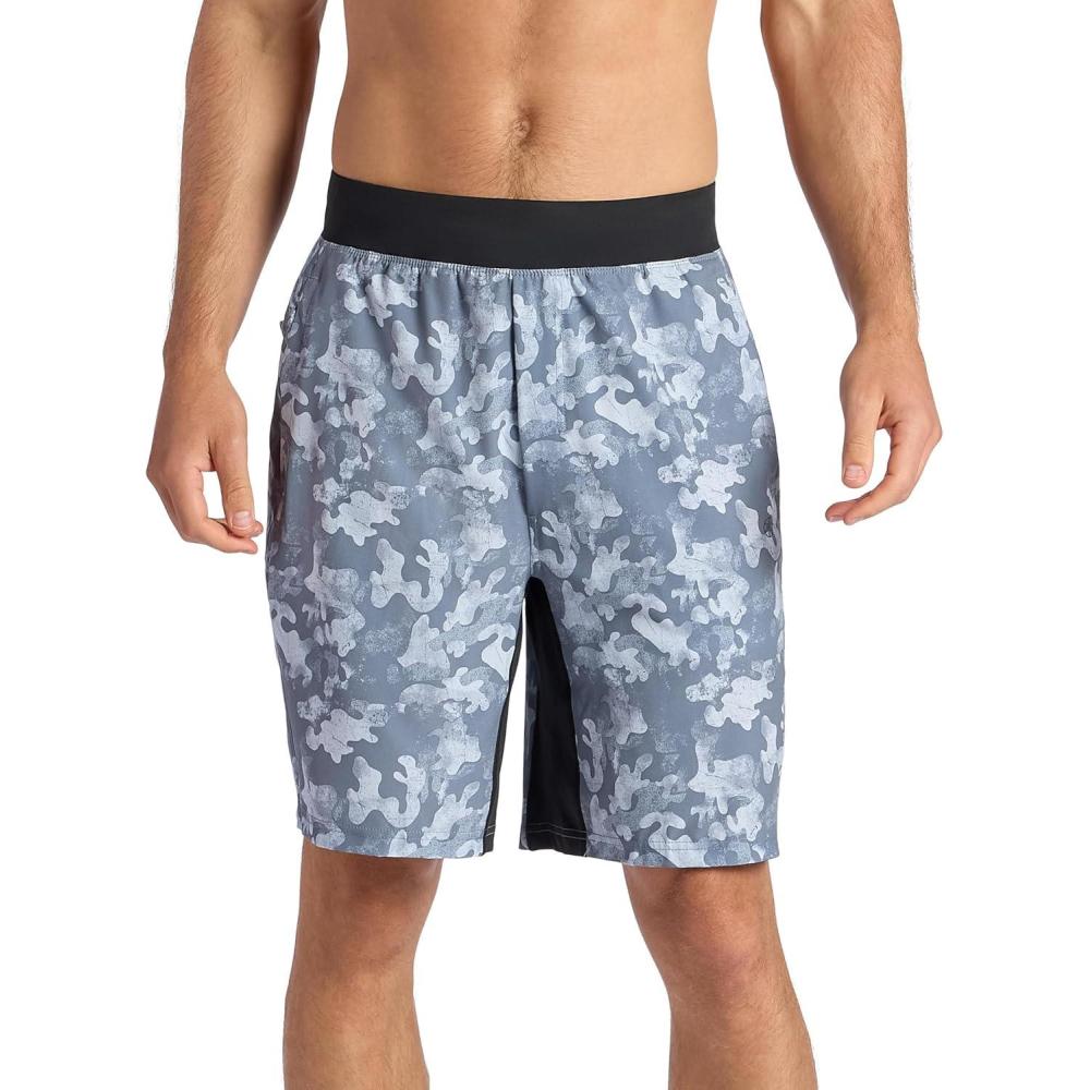 imageGaiam Mens 9 Camo Short Standard Fit Stretch Lightweight Material MoistureWickingGrey  Chi