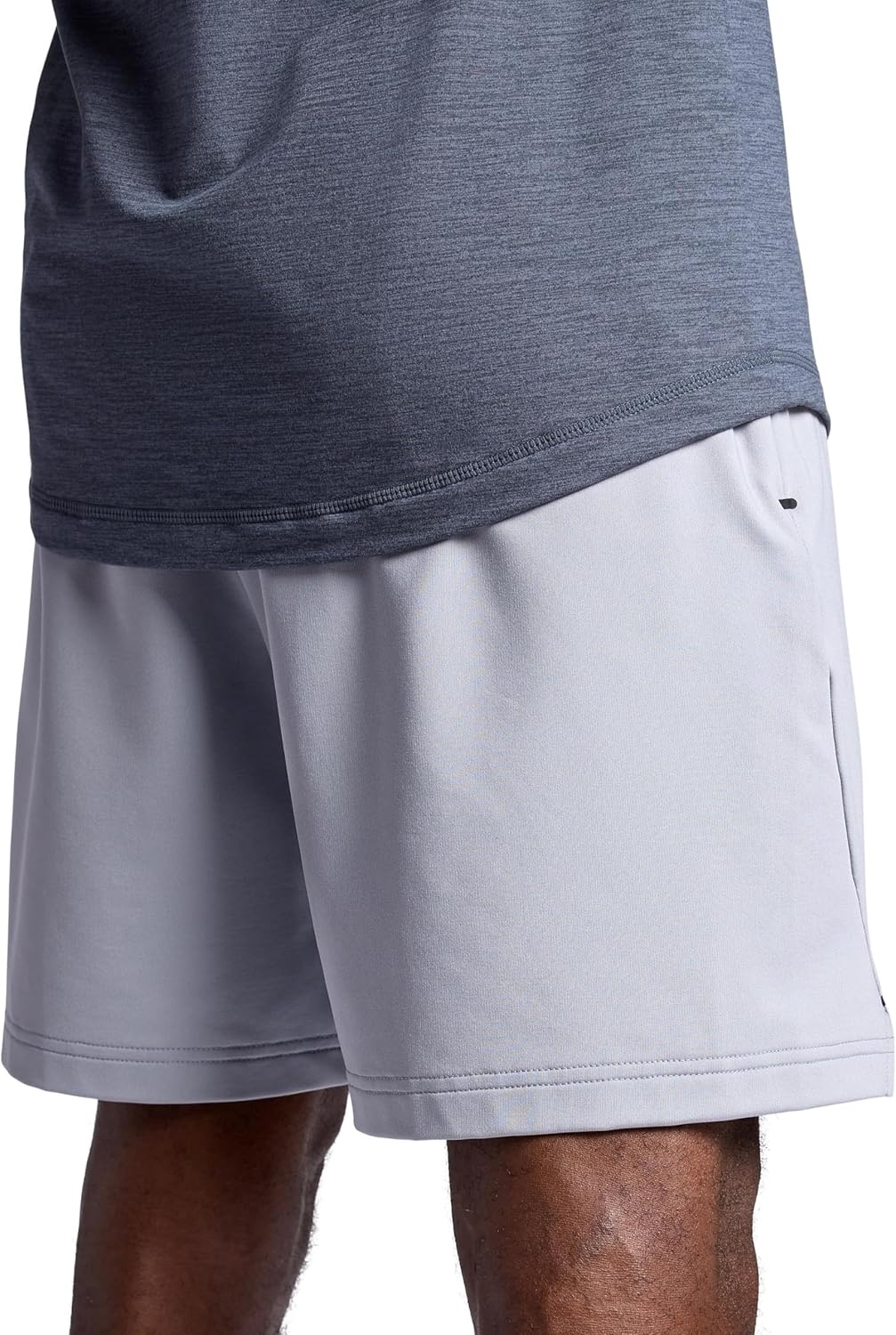 imageGaiam Mens Breathe Ease Short Sleeve Crewneck Top Standard Fit Stretch Heavyweight Performance MaterialCool Grey Heather