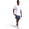 Gaiam Men’s Breathe Ease Short Sleeve Crewneck Top, Standard Fit, Stretch Heavyweight Performance Material(Stark White)