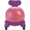 Gaiam Kids Balance Ball Chair, Purple/Pink