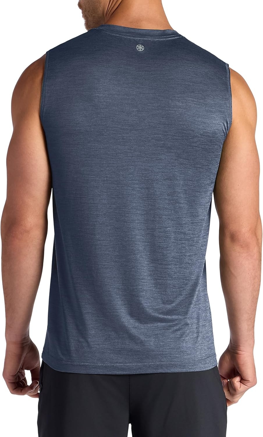 image:imageGaiam Mens Everyday Basic Muscle Tank Top Standard Fit Stretch Midweight MaterialCool Grey Heather