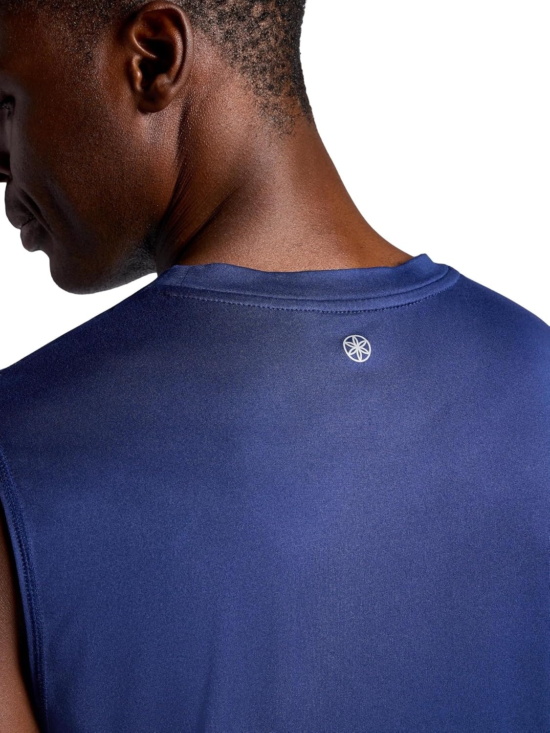 image:imageGaiam Mens Everyday Basic Muscle Tank Top Standard Fit Stretch Midweight MaterialMedieval Blue