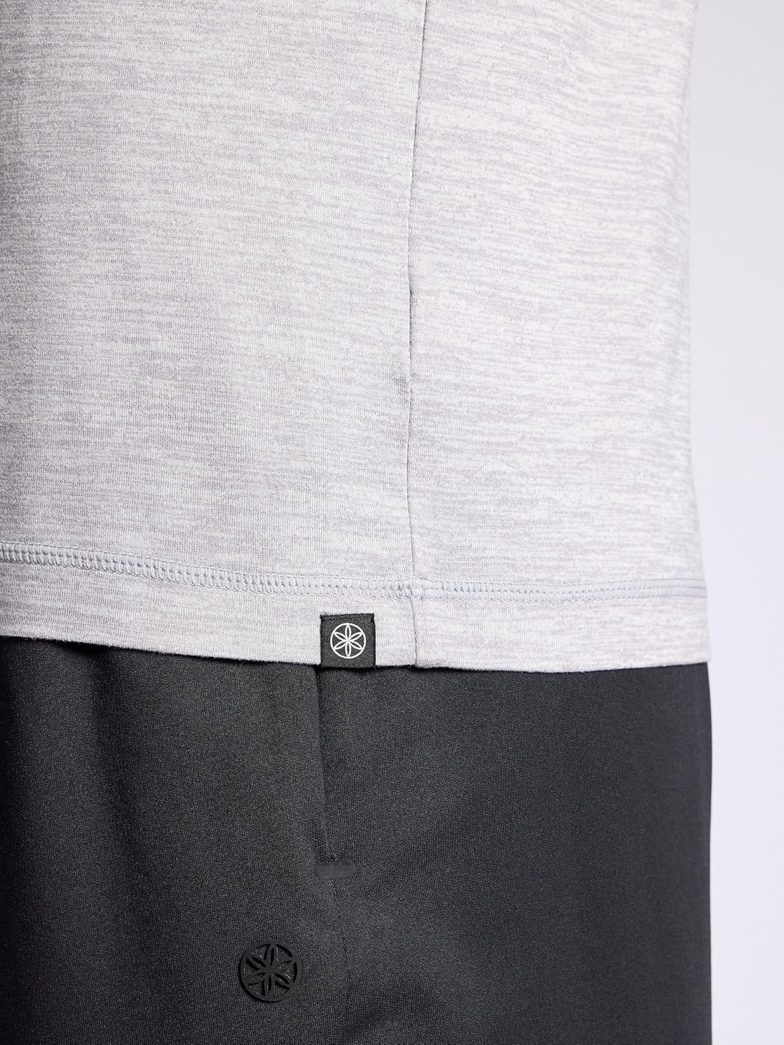 image:imageGaiam Mens Everyday Basic Muscle Tank Top Standard Fit Stretch Midweight MaterialSleet Heather