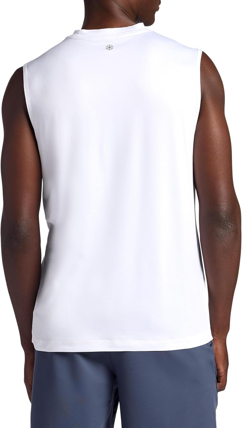 image:imageGaiam Mens Everyday Basic Muscle Tank Top Standard Fit Stretch Midweight MaterialStark White