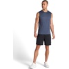 Gaiam Men’s Everyday Basic Muscle Tank Top, Standard Fit, Stretch Midweight Material(Cool Grey)