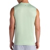 Gaiam Men’s Everyday Basic Muscle Tank Top, Standard Fit, Stretch Midweight Material(Dusty Green Heather)