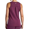 Gaiam Women’s Hudson Scoop Neck Tank Top, Relaxed Fit, Stretch Midweight Material, High-Low Hem(Mauve Wine)