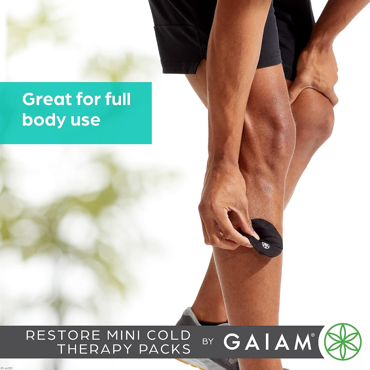 image:imageGaiam Mini Cold Therapy Ice Packs for Injuries PostWorkout Recovery and Pain Relief Includes 2 Cold Packs 1 Pouch 5 Adhesive Stickers and 1 Freezer Bag Convenient and Reusable