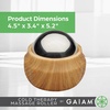Gaiam Restore Cold Therapy Massage Roller Ball, Handheld Massager for Muscle Relief & Recovery, Stainless Steel Manual Cold Massage Roller Ball for Back, Feet, Shoulders, and Legs