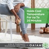 Gaiam Restore Cold Therapy Massage Roller Ball, Handheld Massager for Muscle Relief & Recovery, Stainless Steel Manual Cold Massage Roller Ball for Back, Feet, Shoulders, and Legs