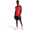 Gaiam Men’s Everyday Basic Tank Top, Standard Fit, Stretch Midweight Jersey Material(Poppy Red Heather)