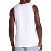 Gaiam Men’s Everyday Basic Tank Top, Standard Fit, Stretch Midweight Jersey Material(Stark White)