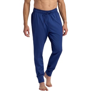 Gaiam Men’s Restorative Jogger, Standard Fit, 30” Inseam, Stretch Midweight Material(Medieval Blue Heather)