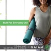 Gaiam Yoga Mat Strap Slap Band – Keeps Your Mat Tightly Rolled and Secure with One Snap – Strong Clasp for Yoga Mat Storage and Travel – Fits Most Size Mats (20″ L x 1.5″ W)