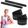 Gaiam Yoga Mat Strap Slap Band – Keeps Your Mat Tightly Rolled and Secure with One Snap – Strong Clasp for Yoga Mat Storage and Travel – Fits Most Size Mats (20″ L x 1.5″ W)