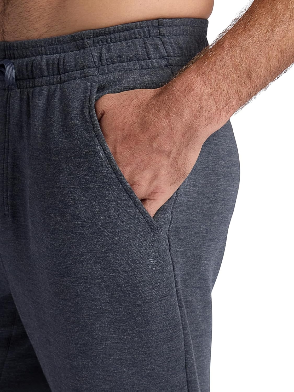image:imageGaiam Mens Flow State Pant Relaxed Fit 29 Inseam Stretch Lightweight MaterialCool Grey Heather