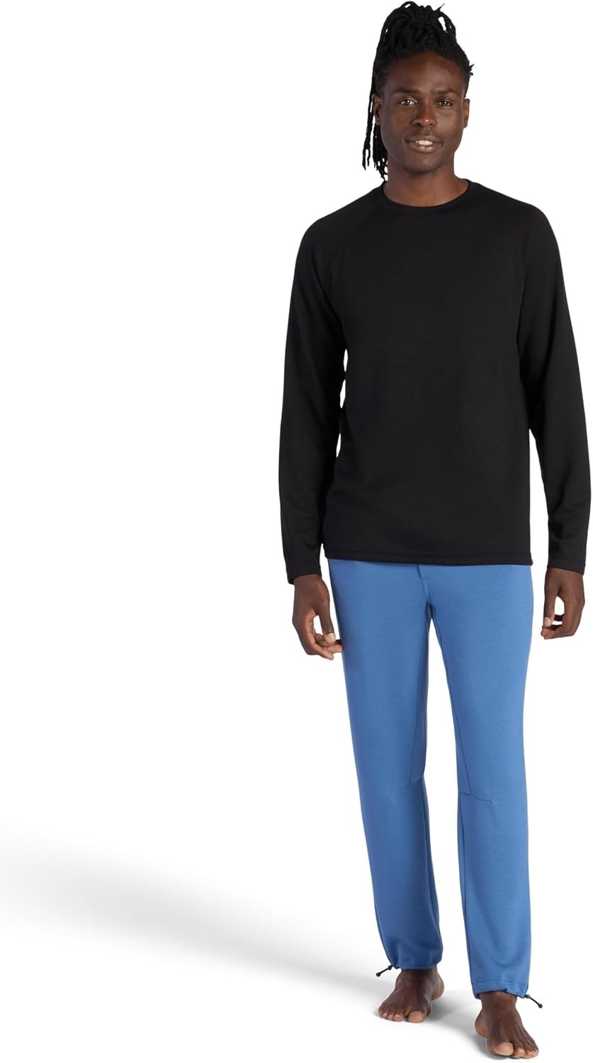 image:imageGaiam Mens Flow State Pant Relaxed Fit 29 Inseam Stretch Lightweight MaterialTrue Navy