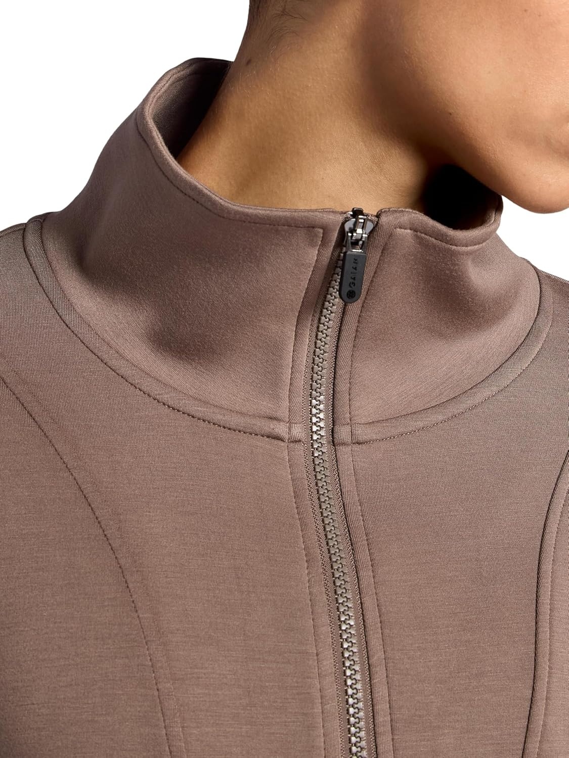 image:imageGaiam Womens Popover Quarterzip Relaxed Cropped Fit Stretch Midweight MaterialFalcon