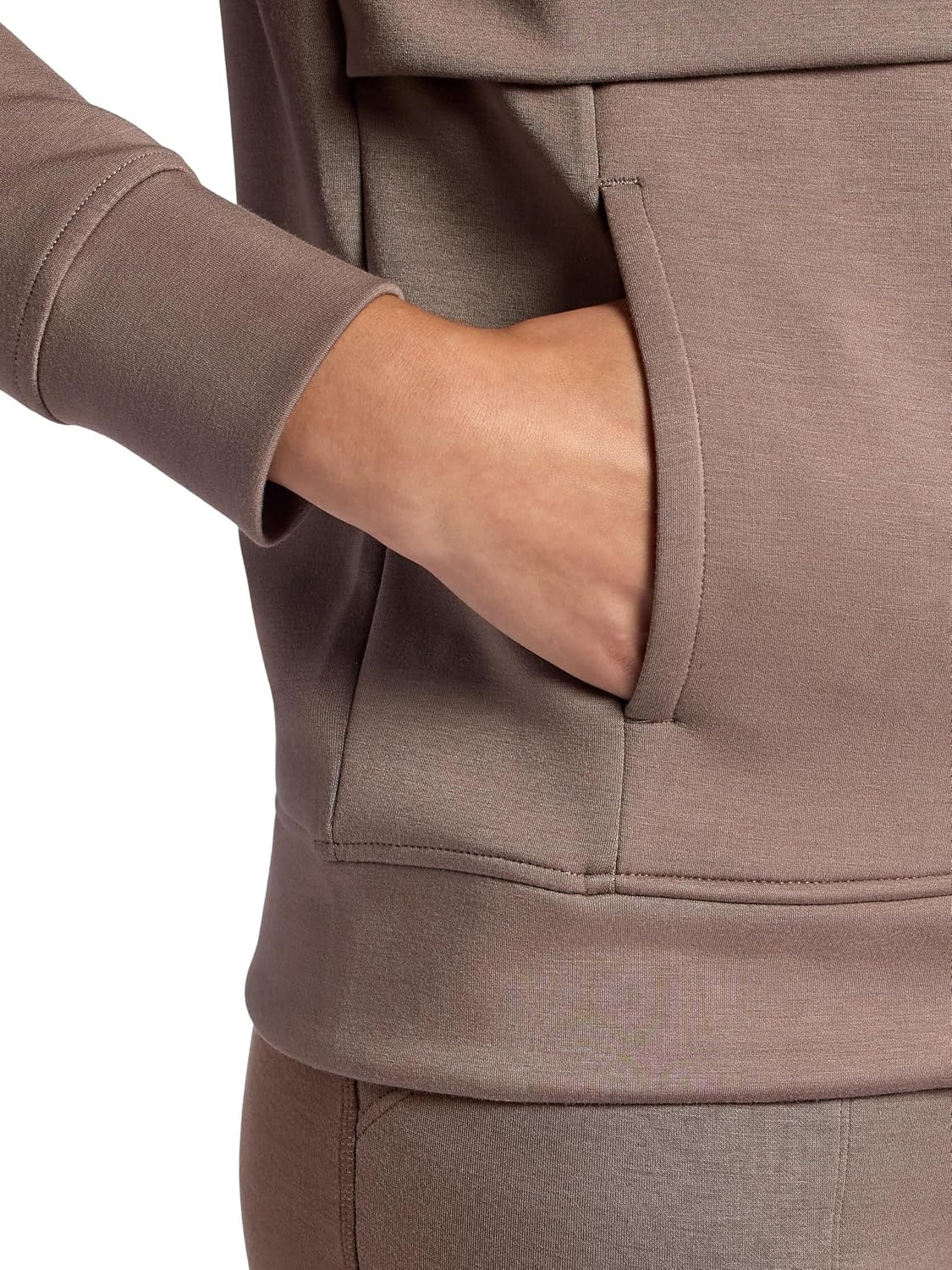 image:imageGaiam Womens Popover Quarterzip Relaxed Cropped Fit Stretch Midweight MaterialFalcon