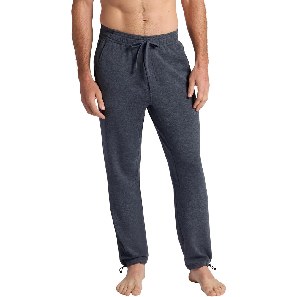 image:imageGaiam Mens Flow State Pant Relaxed Fit 29 Inseam Stretch Lightweight MaterialCool Grey Heather