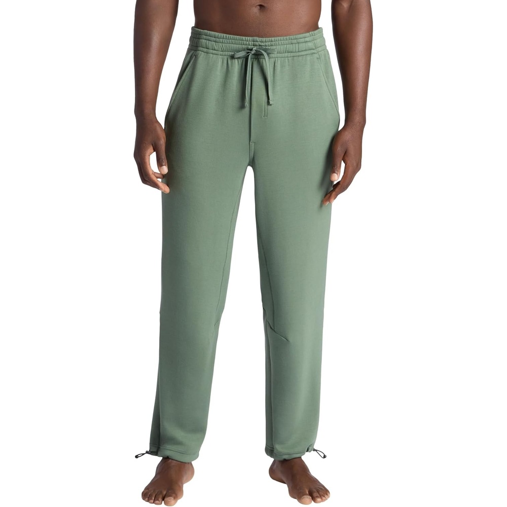 image:imageGaiam Mens Flow State Pant Relaxed Fit 29 Inseam Stretch Lightweight MaterialDuck Green