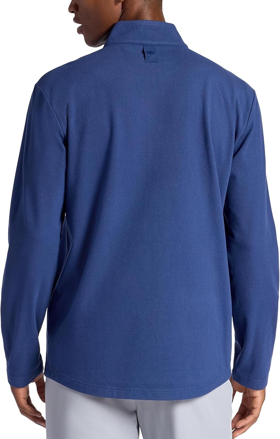 image:imageGaiam Mens Reform Long Sleeve Quarterzip Standard Fit Stretch Midweight MaterialMedieval Blue
