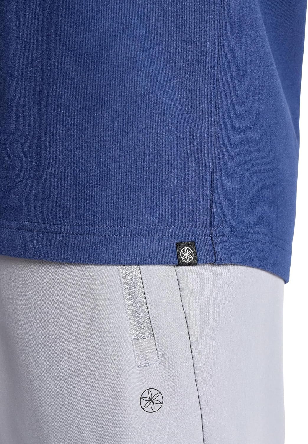 image:imageGaiam Mens Reform Long Sleeve Quarterzip Standard Fit Stretch Midweight MaterialMedieval Blue