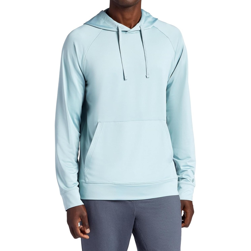 image:imageGaiam Mens Zen Flex Pullover Hoodie Standard Fit Stretch Midweight Terry MaterialSlate
