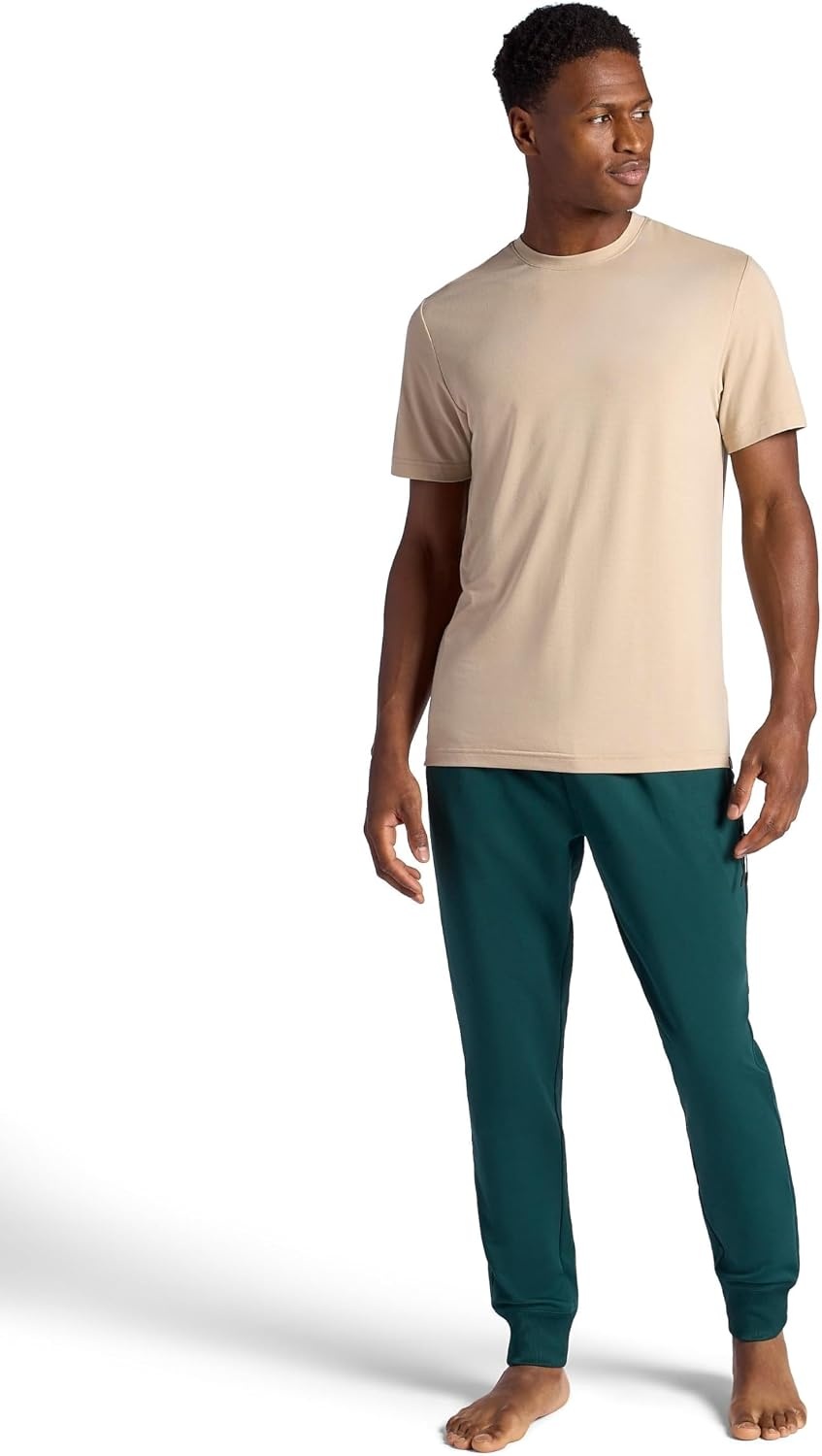 image:imageGaiam Mens Mantra Jogger Standard Fit 30 Inseam Stretch Midweight MaterialPonderosa Pine