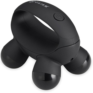 Gaiam Mini Massager (Black), Handheld Massager with Easy-Grip Handle